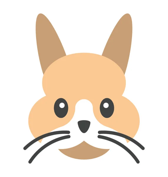 Cara de conejo Emoji — Archivo Imágenes Vectoriales