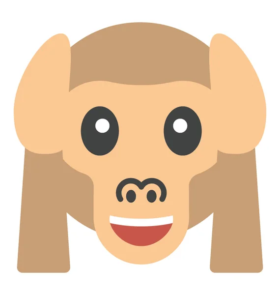 Neslyším opici — Stockový vektor