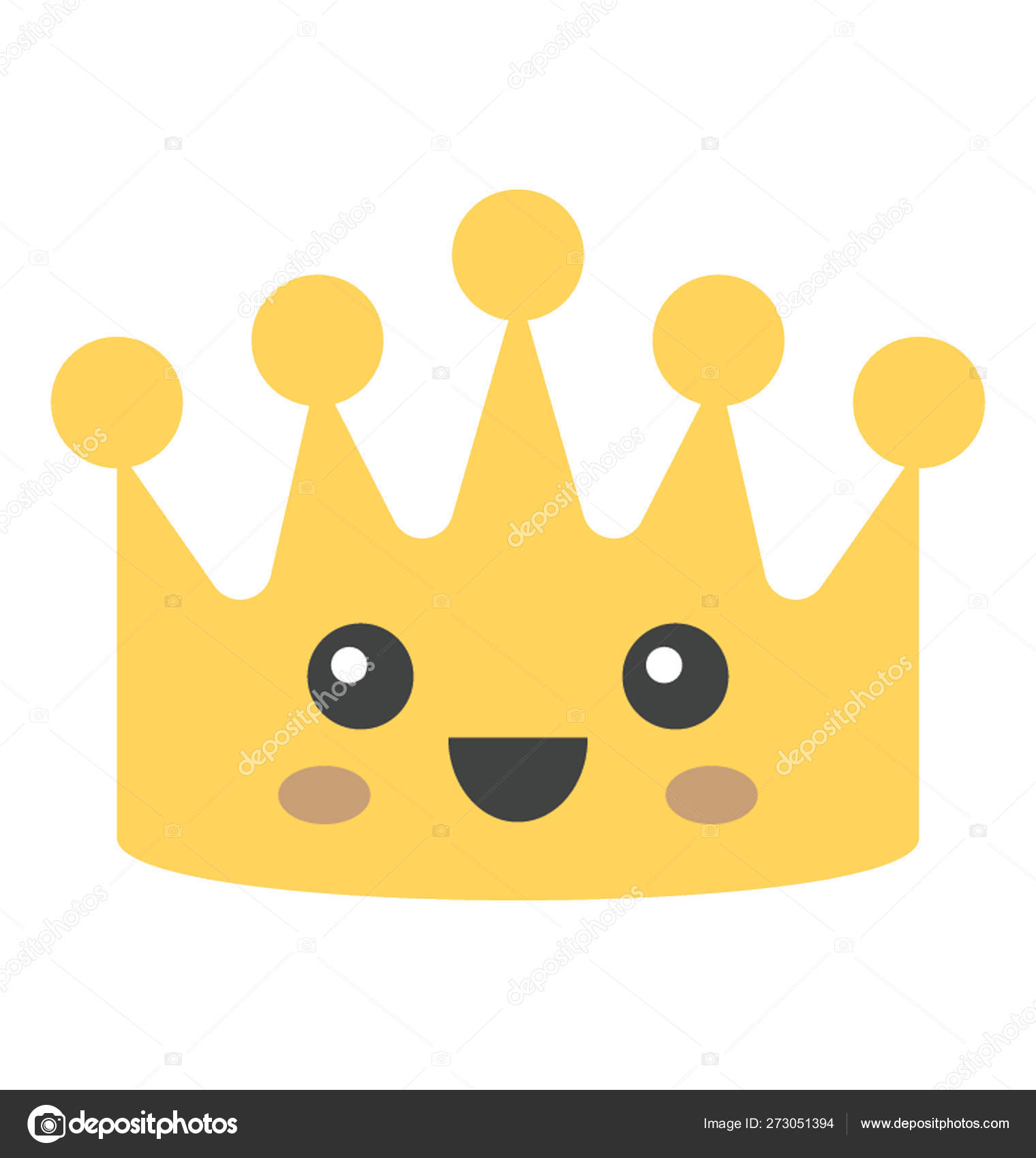 왕관, 이모티콘 벡터 스톡 벡터 - ©vectorspoint 273051394, image size:1520x1700