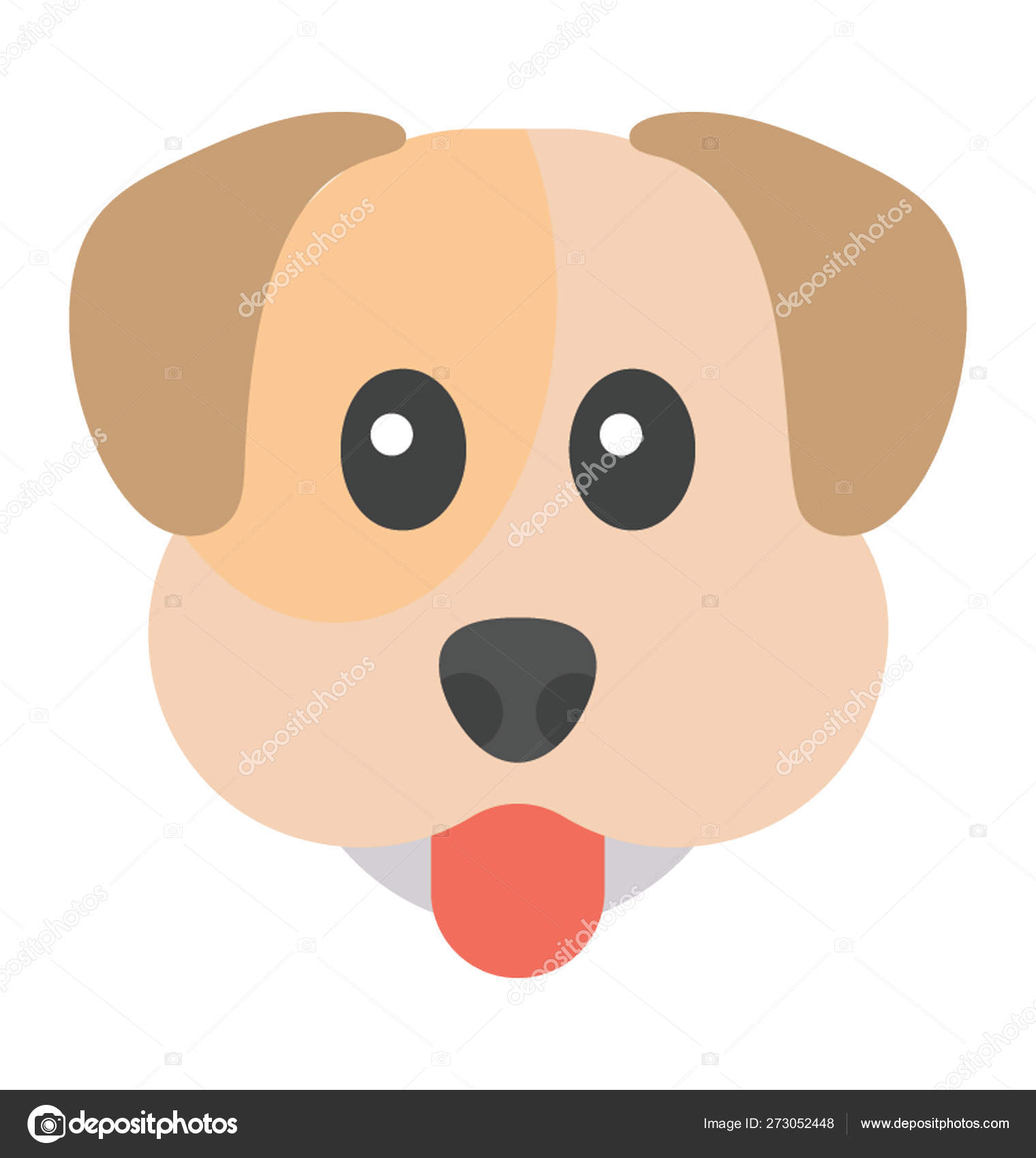 狗表情符号向量图库矢量图©vectorspoint 273052448