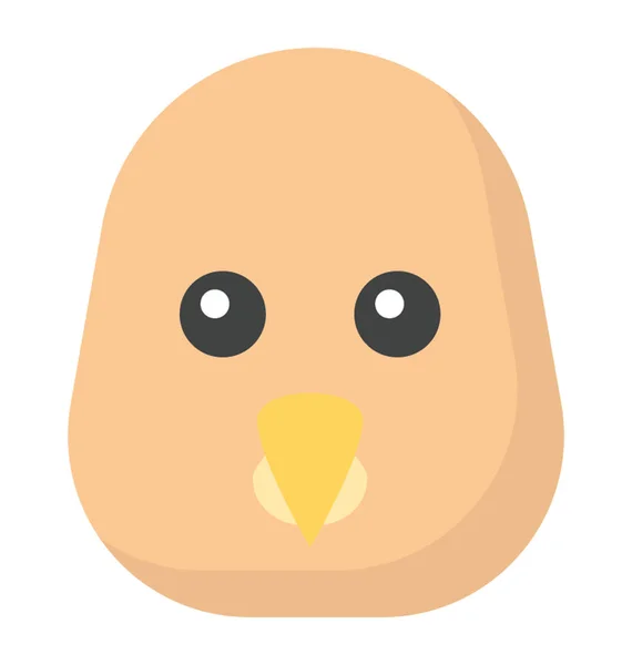 Egg Emoji Vector — Stock Vector