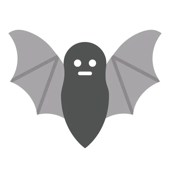 Vliegen Bat Vector — Stockvector