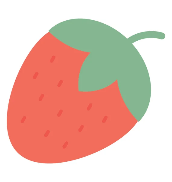 Vettore di frutta alla fragola — Vettoriale Stock
