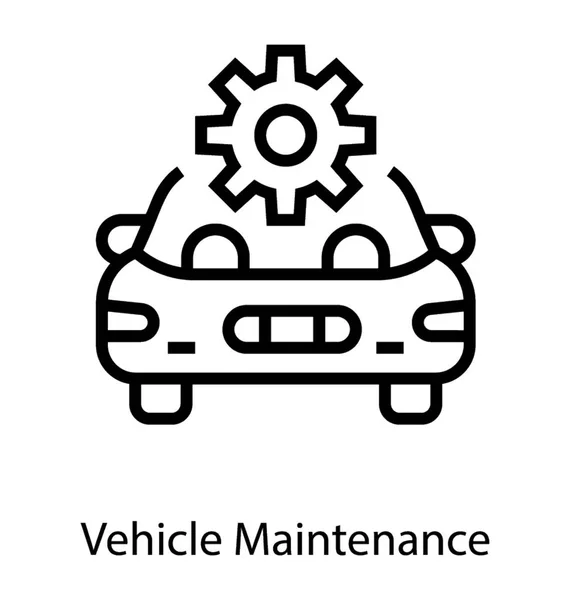 Auto manutenção do veículo — Vetor de Stock