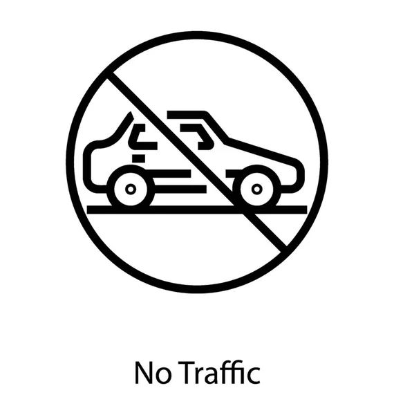 Ninguna señal de tráfico — Archivo Imágenes Vectoriales