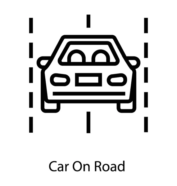 Bil på väg — Stock vektor