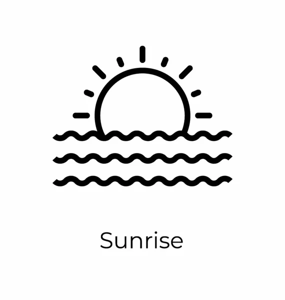 Vecteur lumineux de lever de soleil — Image vectorielle