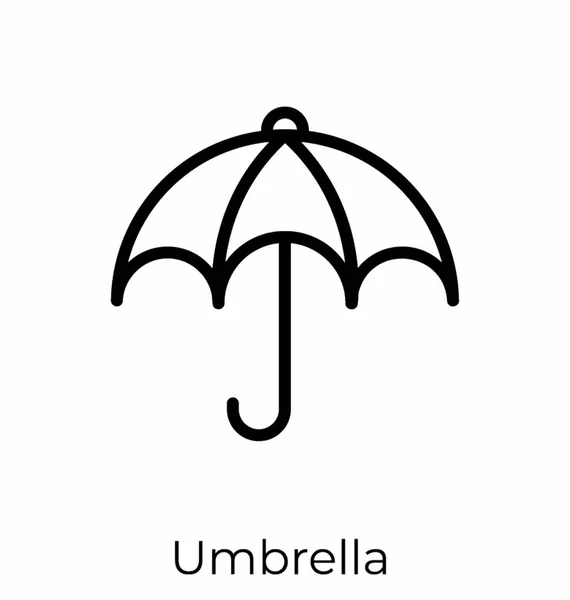 Parapluie parasol vecteur — Image vectorielle