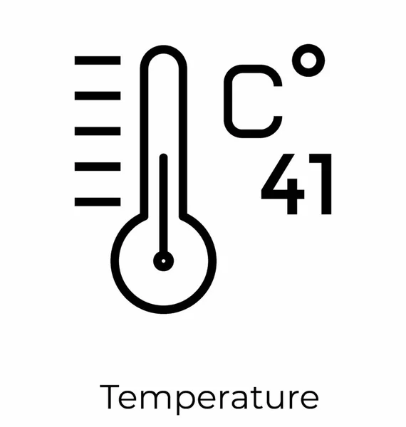 Гарячий вектор температури — стоковий вектор
