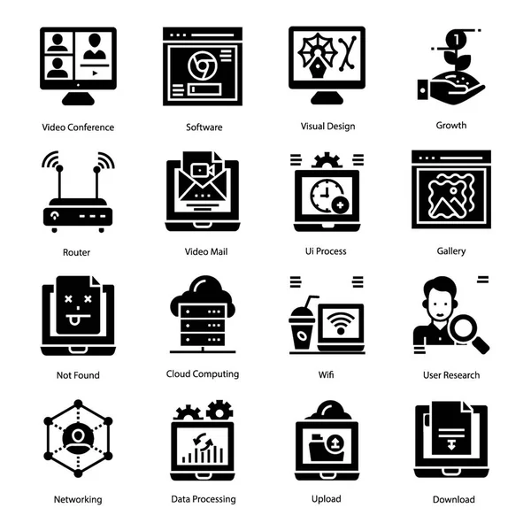 Kullanıcı Arabirimi Katı Simgeler Seti