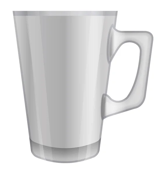 Caneca de vidro de café —  Vetores de Stock