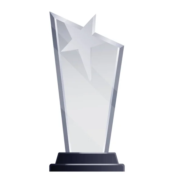 Nagroda gwiazda Trophy — Wektor stockowy