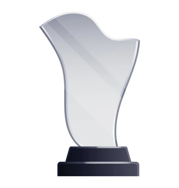 Vencedor Troféu transparente —  Vetores de Stock