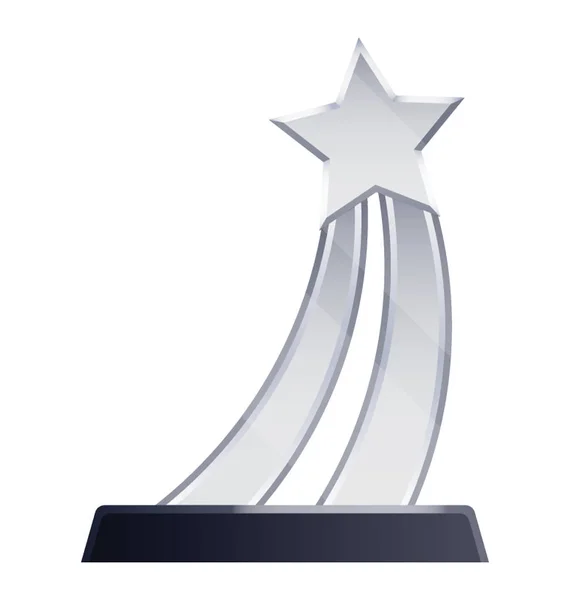 Trofeo Star Glass — Vector de stock