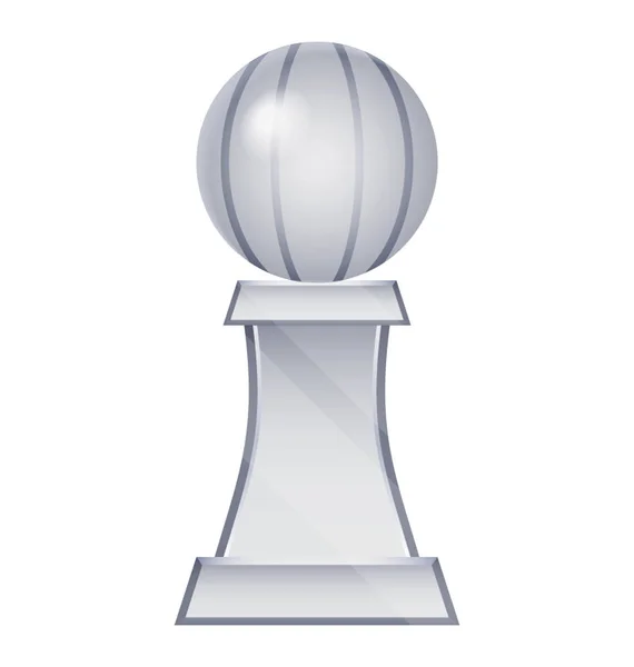 Trophée Globe de verre — Image vectorielle