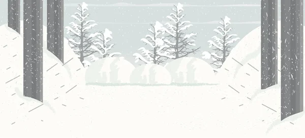 Ilustración Vector Nieve Cayendo Fondo — Vector de stock