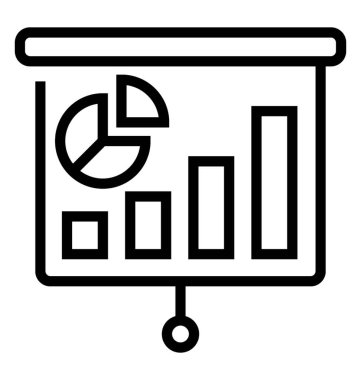 Satır tasarımında iş analizi simgesi.