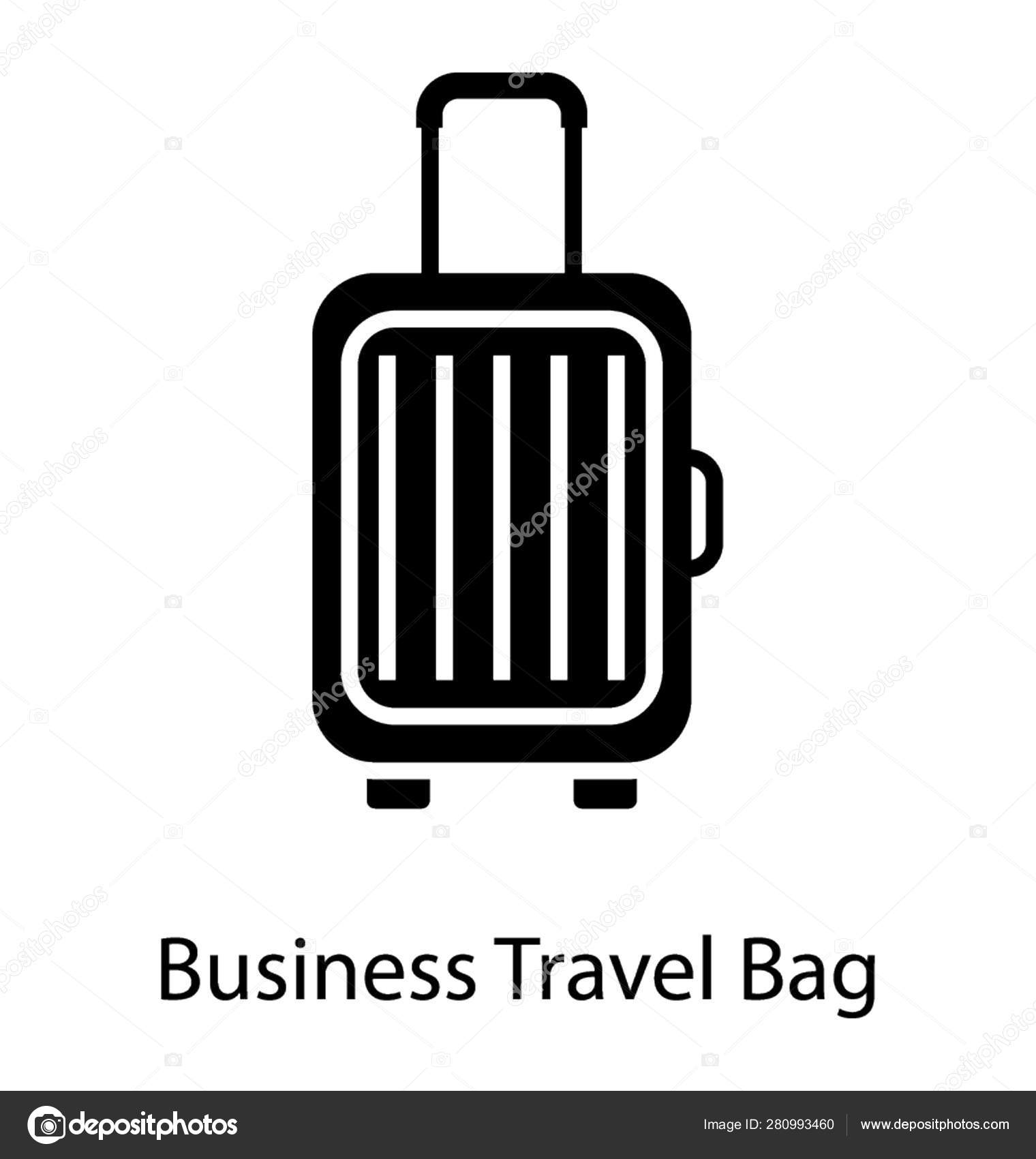 Travelling Bag Icon Solid Design Stock Vector by ©vectorspoint 280993460