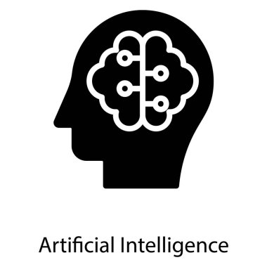 Katı tasarımda yapay zeka vektörü 