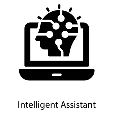 Sağlam tasarımda zeka asistanı vektörü 