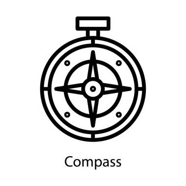 Satır simgesinde pusula vektörü 