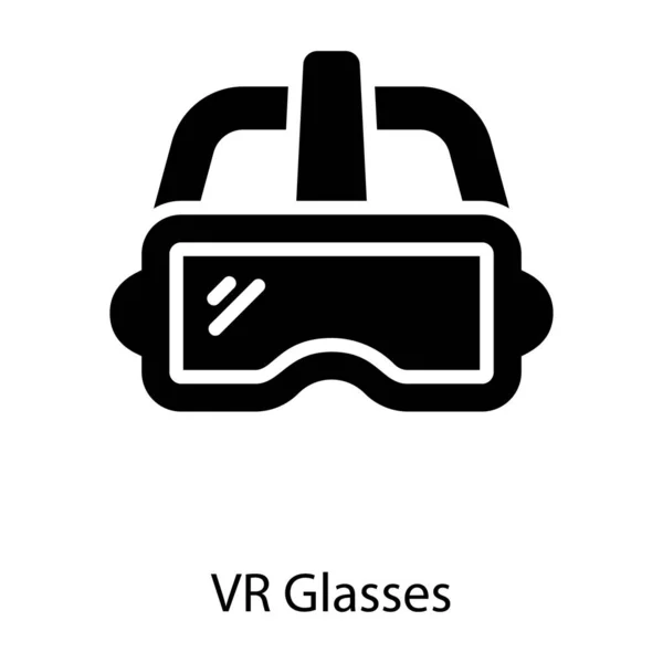 Szemüveg Vektor Karakterjel Design — Stock Vector