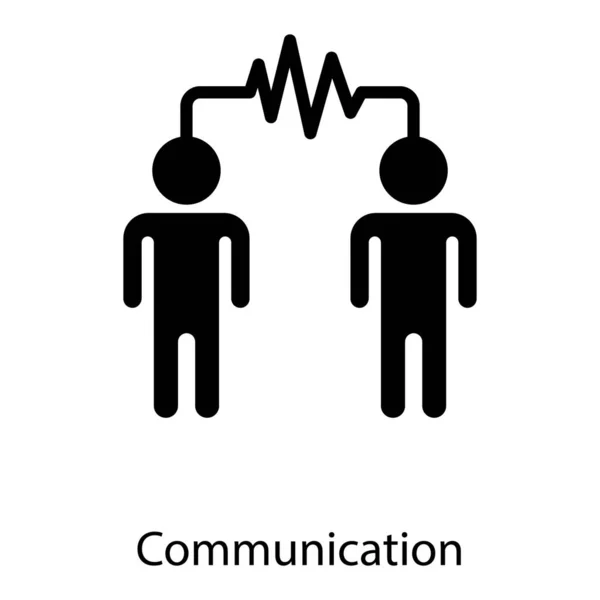 Vecteur Communication Amis Solides Solide — Image vectorielle