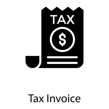 Vergi ödeme dosyası simge tasarımı 