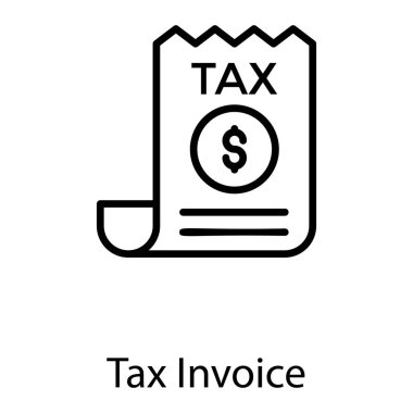 Vergi ödeme dosyası simge tasarımı 