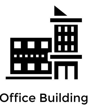 Katı tasarımda ofis oluşturma vektörü 