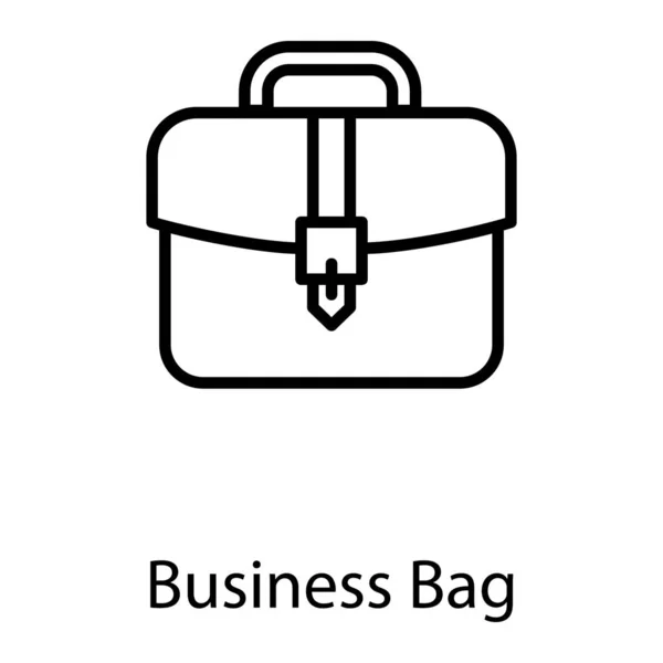 Linie Business Bag Vektor Design — Stockvektor