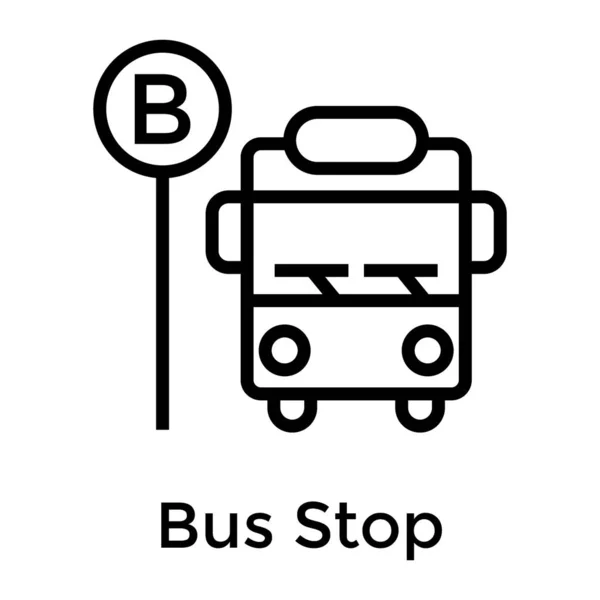 Diseño Icono Transporte Autobús Local — Vector de stock