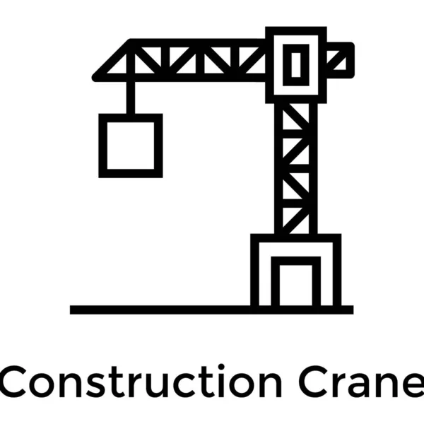 Проектирование Конструкционного Вектора Крана — стоковый вектор