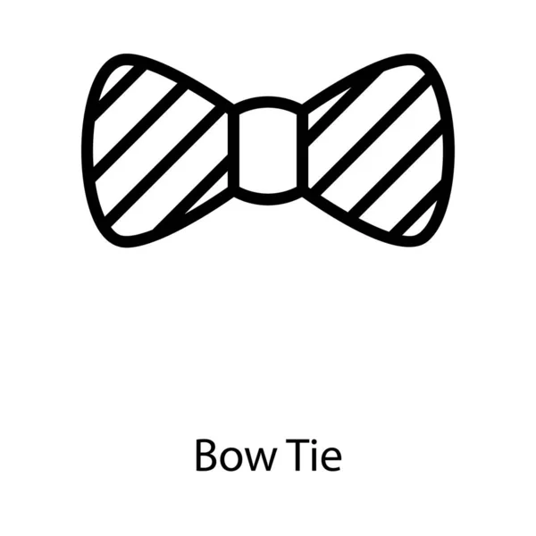 Bow Tie Vector Lijn Ontwerp — Stockvector