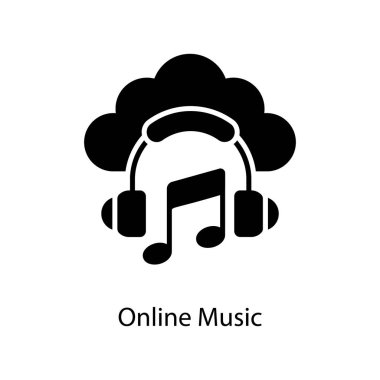 Beyaz arka planda yalıtılmış bulut müzik 