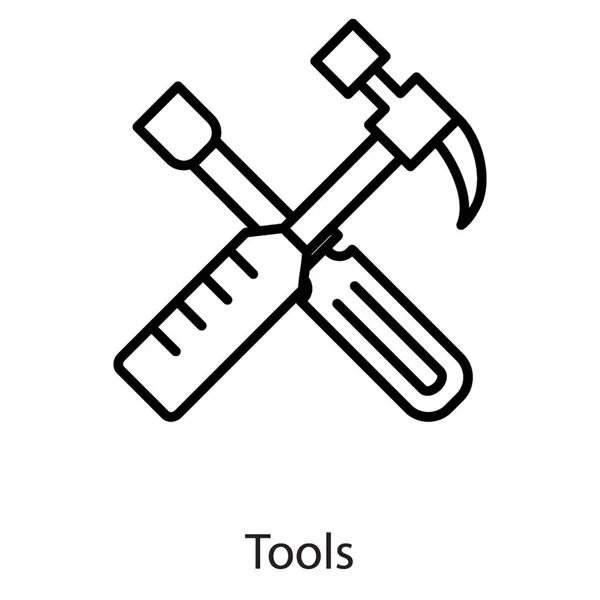 Tools Symbol Liniendesign — Stockvektor