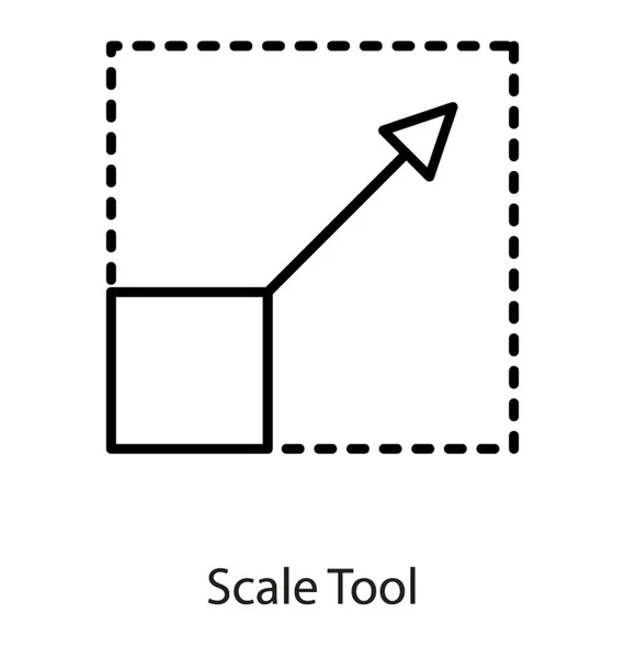 디자인의 스케일 아이콘 — 스톡 벡터
