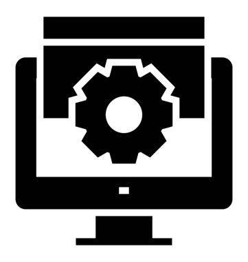 Dişli ile katlanmış kağıt, belge ayarı simgesi