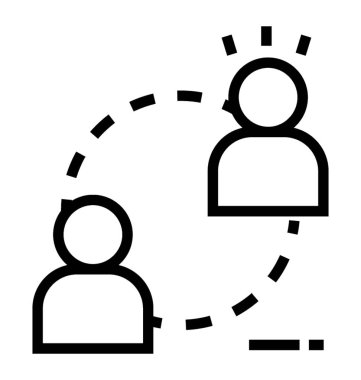 Satır tasarımında çalışan ciro simgesi.