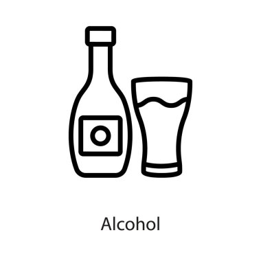 Çizgi tasarımında kola içeceği simgesi