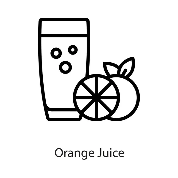Limonadenlinie Icon Summer Drink Concept — Stockvektor