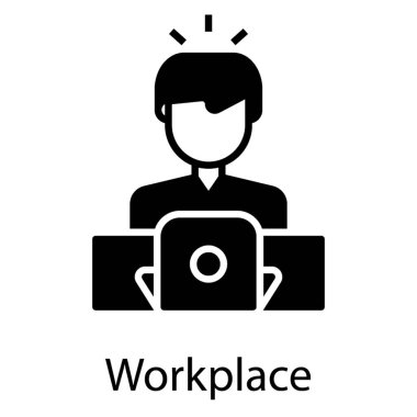 İşyerinin glifleri tasarımı 