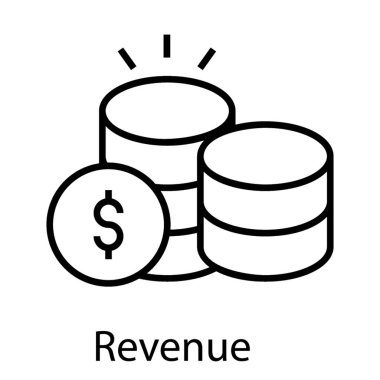 Dolar yığını, gelir simgesi