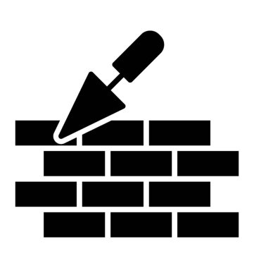 Tuğla bina katı simgesi 