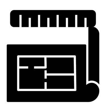 Blueprint kavramı, mimari glyph simgesi 