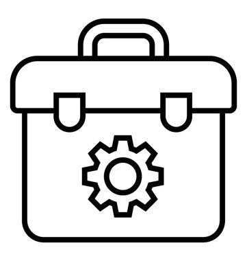 Araç kutusu, araç seti çizgi simgesi