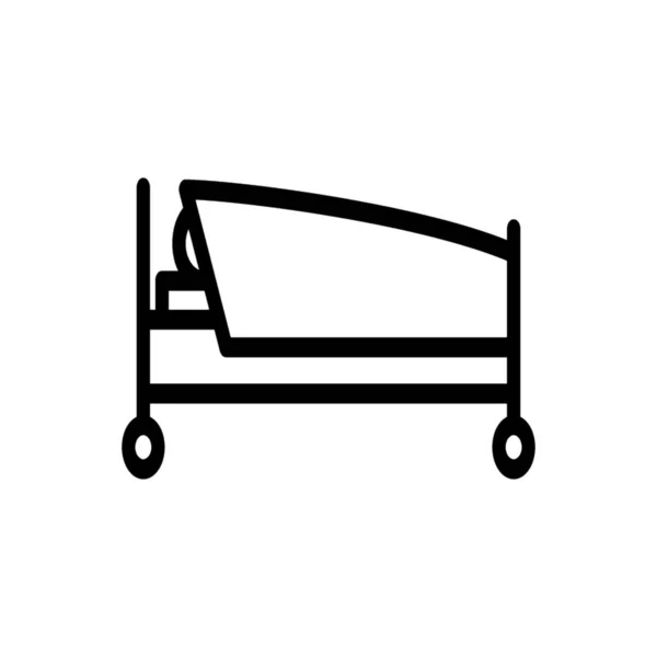 Schlafende Ikone Liniendesign — Stockvektor