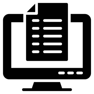 Glyph tasarımında devam simgesi.