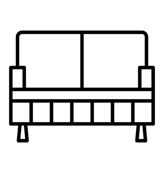 Sofa Reihe — Stockvektor