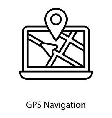 Gps navigasyonu, hat simgesi 